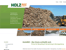 Tablet Screenshot of holzrec.at